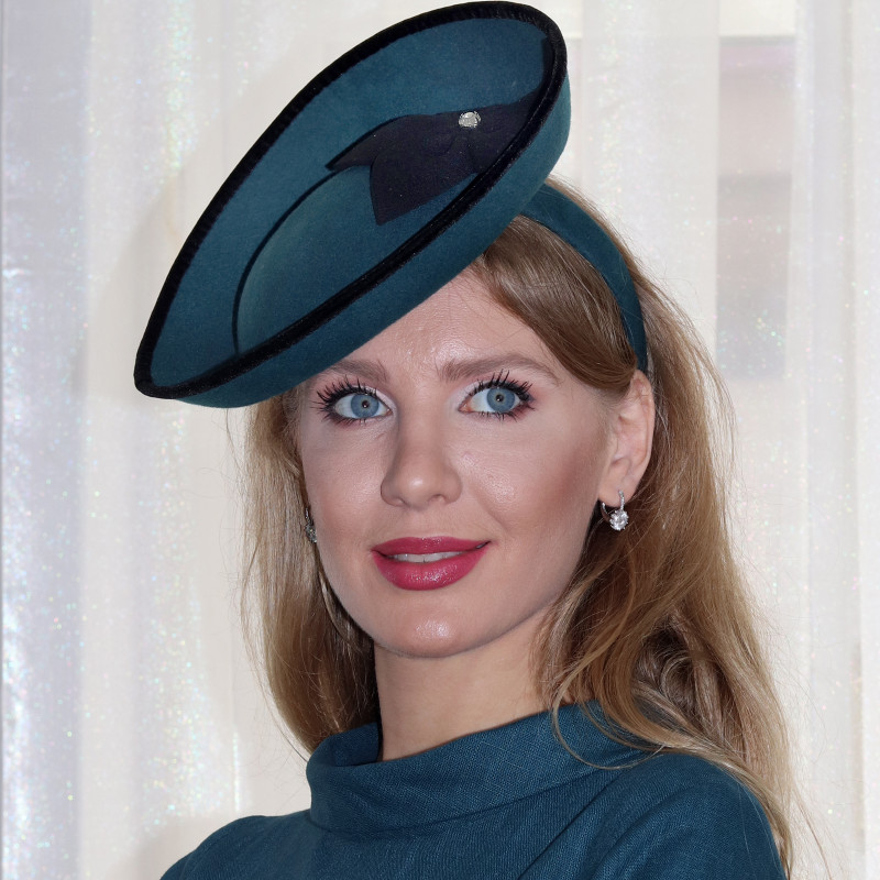 Sophie - petrolejový klobúk 2