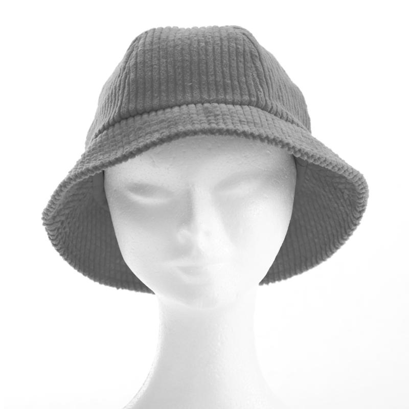 Menčestrový klobúčik - šedý
