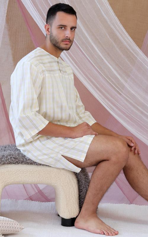 Adam - luxusná nočná košeľa z bavlny