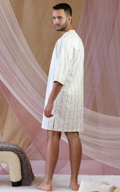 Adam - luxusná nočná košeľa z bavlny