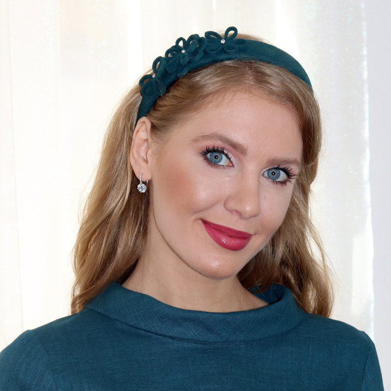 Daisy - petrolejová čelenka
