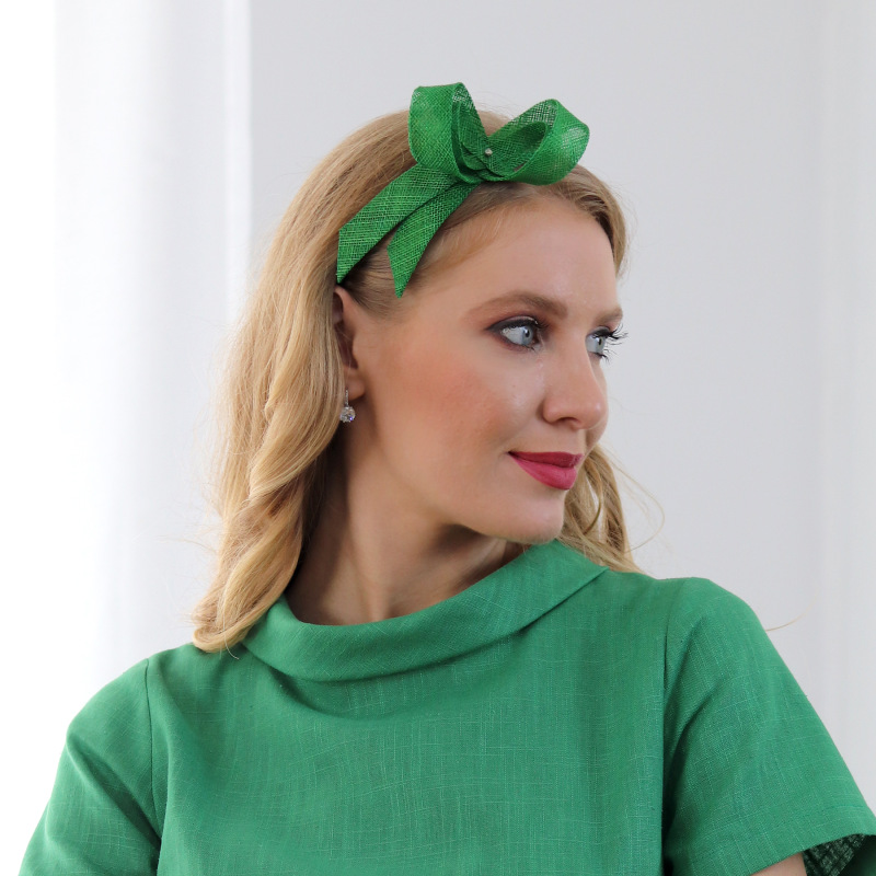 Rachel - zelená mašľa načelenke 2