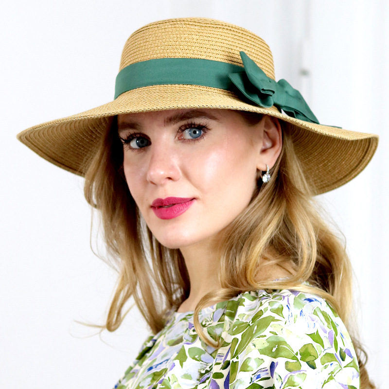 Polly - hnedý klobúk s výberom stuhy