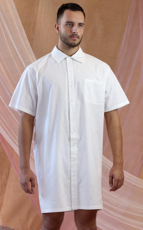 Frank - flanelová nočná košeľa z bio bavlny