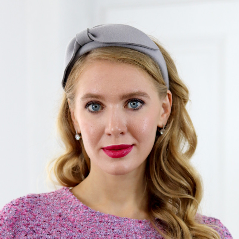 Beatrice - šedá čelenka