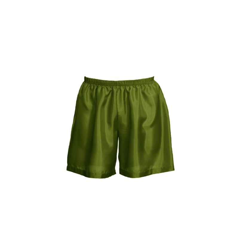 Lotus - hodvábne šortky, zelené
