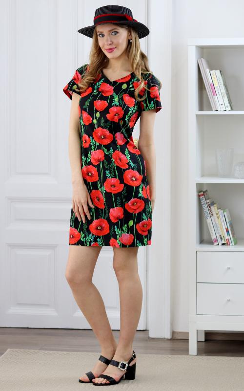 Poppy - bavlnené puzdrové šaty 2