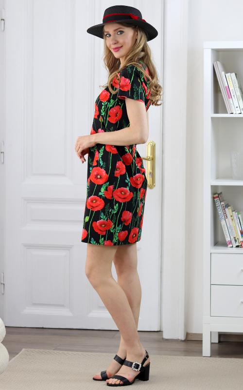 Poppy - bavlnené puzdrové šaty 3