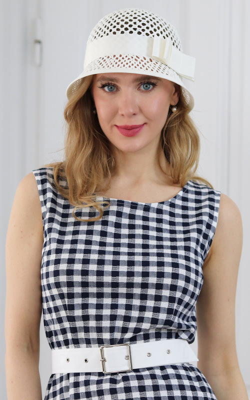 Bonnie - letné bavlnené šaty s tkanou štruktúrou 7