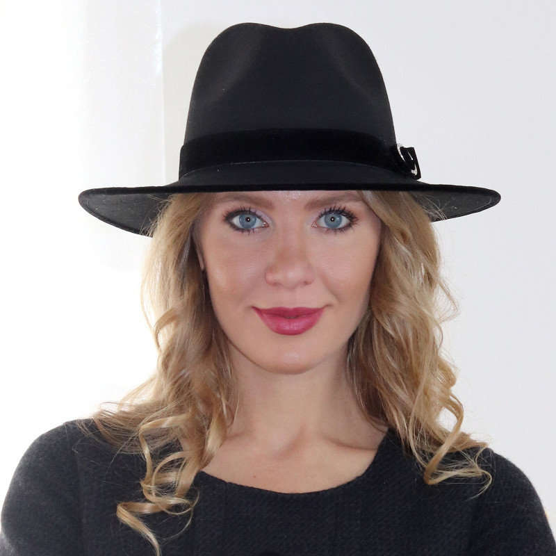 Fedora - čierny klobúk 2