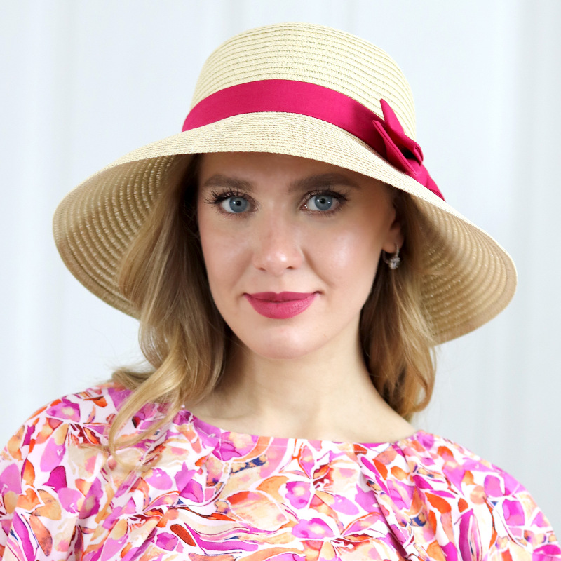 Ethel - béžový klobúk s mašľou