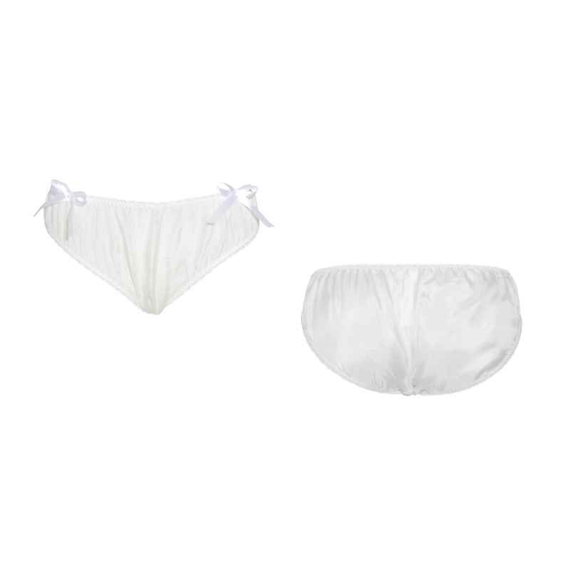 Biele hodvábne kimono a nohavičky, veľkosť S, M 4