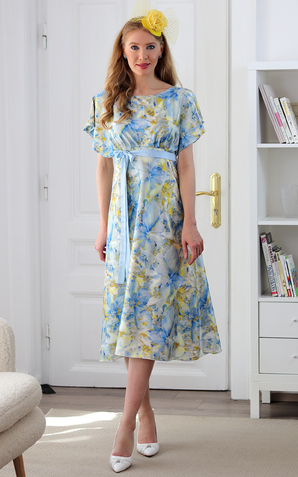Brigite - A-line midi dress